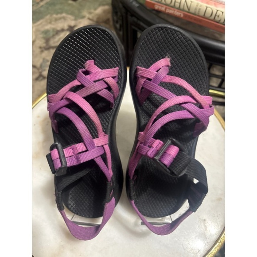 Chaco Z/Cloud Sandals Women's Size 6 Purple Adjustable Hiking Comfort Vibram - Picture 2 of 10
